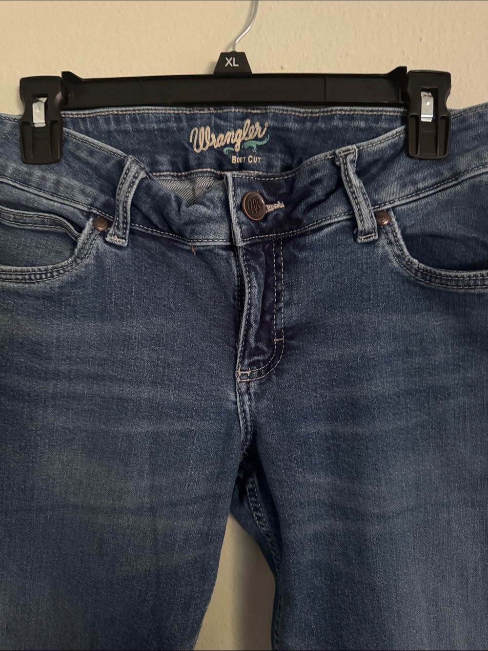 Wrangler Women's Boot Cut Jeans - Dark Blue Wash
